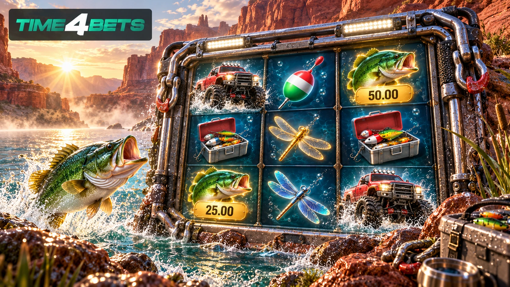 Big Bass Splash Slot Reels and Monster Truck