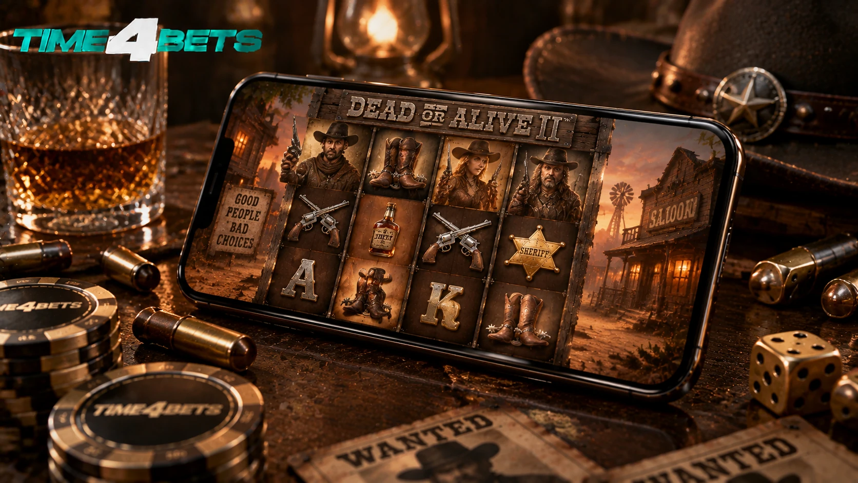 Dead or Alive 2 mobile casino action at Time4Bets Kuwait