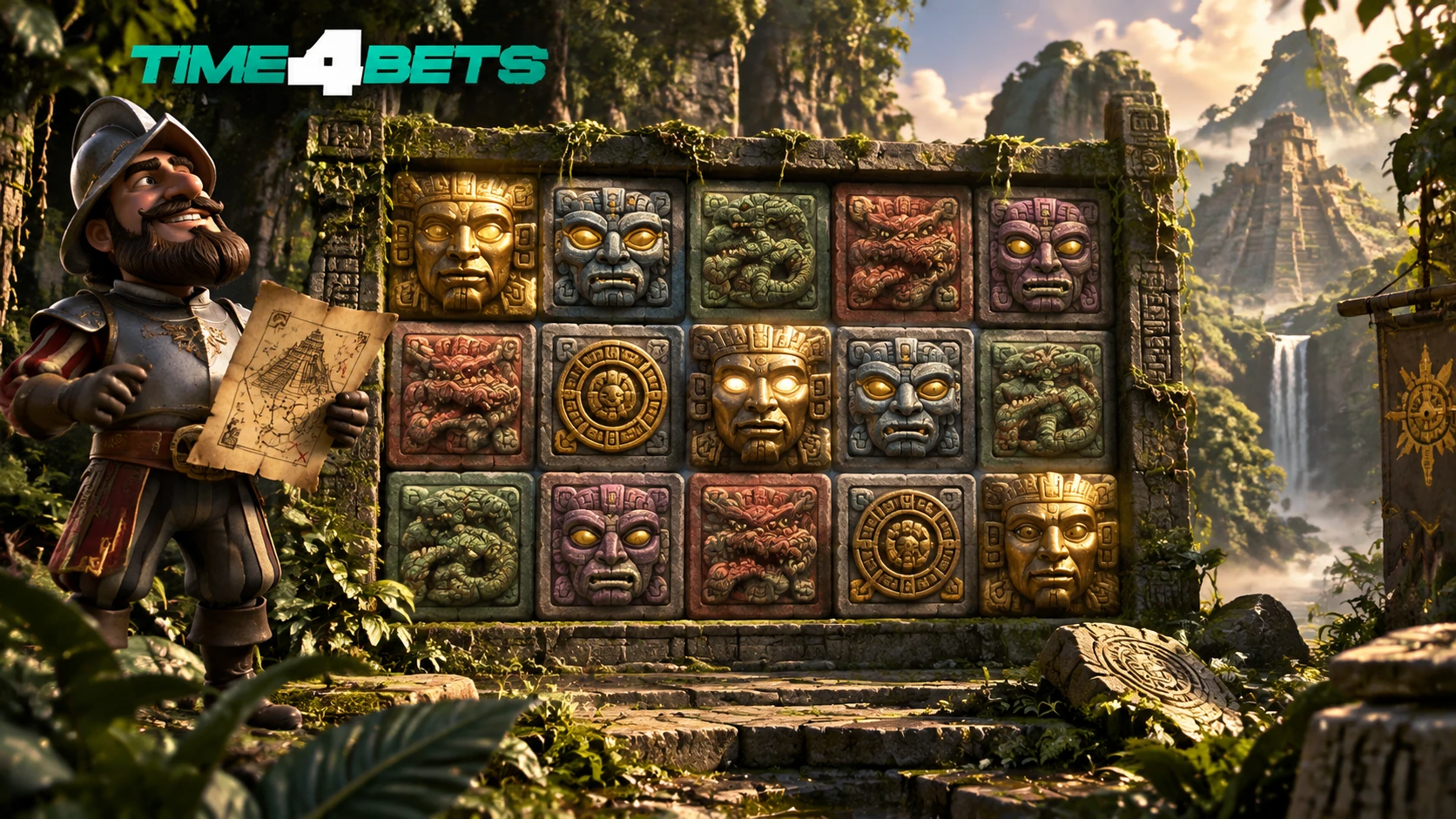 Gonzo's Quest mobile casino adventure at Time4Bets Kuwait