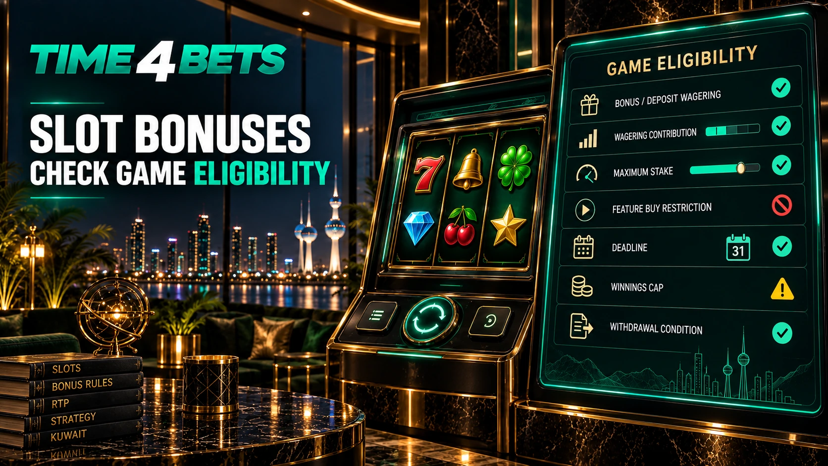 Time4Bets Slot Bonuses: Check Game Eligibility