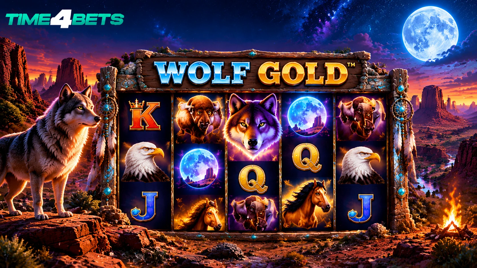 Wolf Gold Money Respin and Jackpots